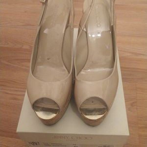 Jimmy Choo cork wedges